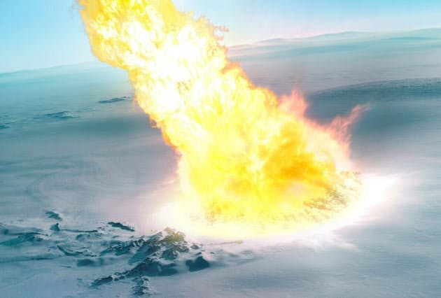 超高温ガスのまま地表へ 43万年前の隕石の空中爆発 Nikkei Style 超高温ガスのまま地表へ 43万年前の隕石の空中爆発 Nikkei Style