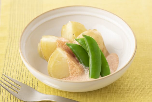 手軽でクリーミー たらこソースの新ジャガサラダ Nikkei Style